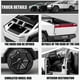 thumbnail image 5 of Cybertruck Toy Trucks with Motorcycle Diecast Metal Cyber Truck Model Pickup Truck 1/32 Toy Race Cars with Sound and Light Gift Age for 6 Year Up for, 5 of 5