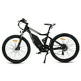 "ECOTRIC 750W Electric Bike, Full Suspension Mountain Bicycle, 48V 12AH