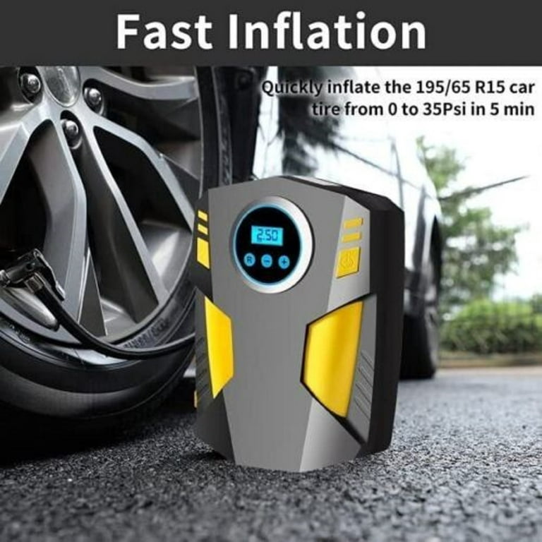 Tire Inflator Car Air Pump Compressor Electric Portable Auto 12V Volt 150  Psi 