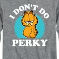 thumbnail image 3 of Garfield - I Don't Do Perky - Toddler And Youth Long Sleeve Graphic T-Shirt, 3 of 5