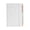 White, variant on Yellow Glitter A5 Hardcover Notebook 5.71"x3.74" – Sparkle Never Peel Off, College Ruled - School Supplies, Yellow Glitter Journal, A5 Hardcover, Never-Peel Sparkle, College Ruled for Class