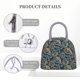 thumbnail image 4 of Disketp Indian Paisley 2 Bolsa Térmica para Almuerzo, Lonchera con Abertura Amplia y Gran Capacidad, Organizador Reutilizable para Mujeres, Hombres y Adultos, 4 of 6