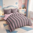 thumbnail image 2 of Erosebridal Abstract Line Art 7-Piece Twin Bedding,Modern Stripes Bedding Comforter Set,Pink Reversible, 2 of 7