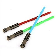L LIFETIME Light Saber Pencils Party Favors, Star Fan Theme Goody Bag Supplies Blue Red Green with 3D Eraser Top for Boys Girls Adults Teen Tween Gift Birthday Celebration (3)