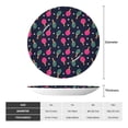 thumbnail image 2 of Wukai Ping Pong Rackets And Balls Print Decorative Plate for Display,Bone China Decorative Plate, Ceramic Dinner Plate with Stand, Vertical Ceramic Plate-8in, 2 of 6