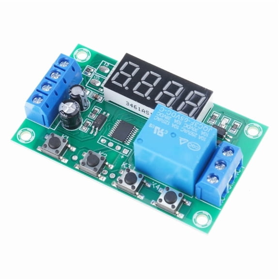 YYC-2S Adjustable Timer Relay Module 1CH with LED Display For Automation Control 5V Time Delay Range 0.01s to 999m