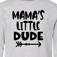 thumbnail image 4 of Inktastic Mama's Little Dude with Arrow Long Sleeve Youth T-Shirt, 4 of 5