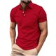 thumbnail image 2 of pstuiky Camisas de manga corta para hombre, Blusa deportiva informal de manga corta con cuello vuelto para hombre camisas casuales para hombre xxxl, 2 of 6