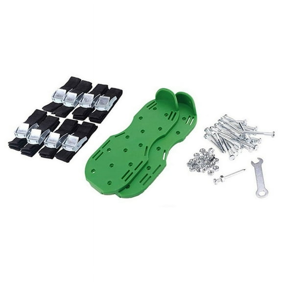 Garden Grass Scarifying Shoes Lawn Spikes Scarifying Shoes Self-Leveling Epoxy Tools Lawn Punch Shoes