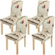 thumbnail image 1 of Funda Protectora para silla ABPHQTO Juego de 4 Pájaros Elástico para comedor Hotel, 1 of 4