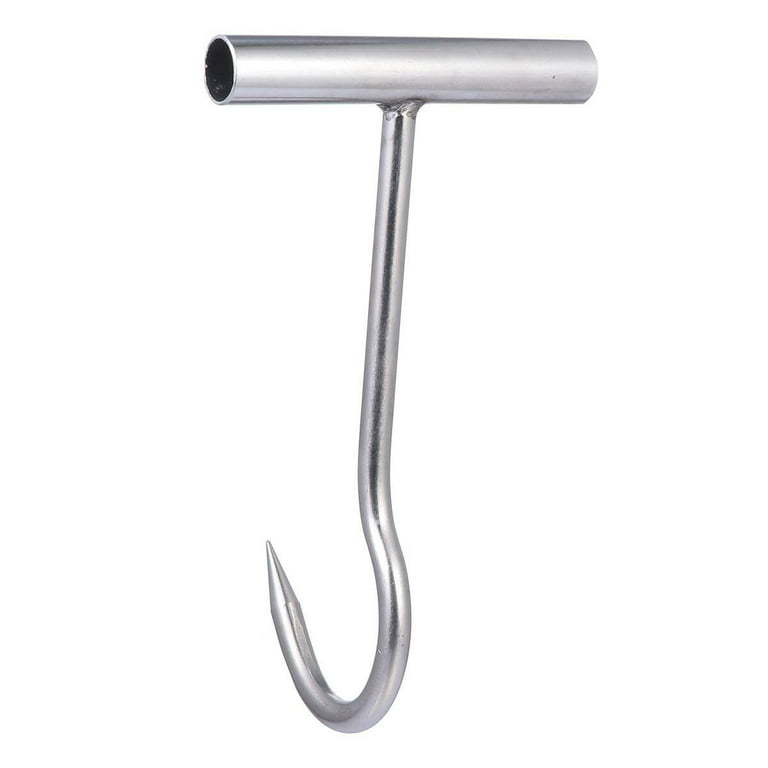 Kitchen Storage T Hook Meat Hooks With Short Handle Butcher Use Tool Pork  Hanger Stainless Steel For Smoker Cooking From Pangpangya, $14.79