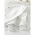 thumbnail image 6 of Infant Baby Girl Dress Tulle Sundress Floral Print Toddler Baby Girl Princess Dress White 3-6 Months, 6 of 6