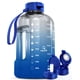 thumbnail image 1 of Botella de agua AQUAFIT de 3,8 L con marcador de tiempo sin BPA y pajita, 1 of 8