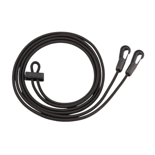 para lazo de caballo, cuerda de entrenamiento con hebilla, accesorios ecuestres, estirador de cuello 3M negro para uso en caballos calientes.