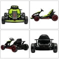 thumbnail image 5 of TROPOW Go Kart,for Kids, 24V Drift Kart with 2X200W Strong Motor, 7AH Big Battery, Electric Pedals, Electric Go Kart Outdoor Race Toy,Christmas Gift for Kids,Green, 5 of 10