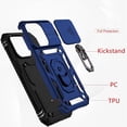 thumbnail image 6 of Case for iPhone 16,Military Grade Car Holder Protection [Built-in Kickstand] Magnetic Metal Ring Holder Heavy Duty TPU+PC Shockproof Phone Case for iPhone 16,6.1 inch 2024 (Rose Gold), 6 of 10