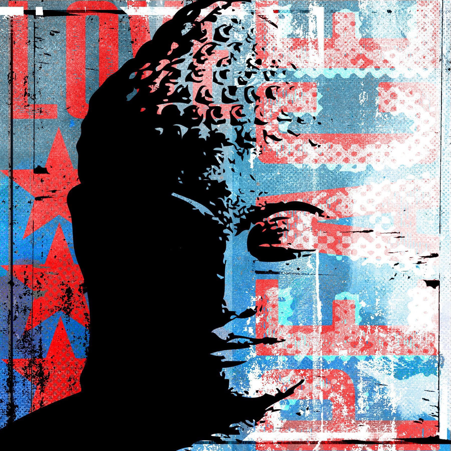 Marmont Hill "Buddha Graffiti" by Rick Martin Painting Print on Wrapped Canvas