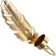 thumbnail image 1 of Wall Sconces Candle Holder: Golden Iron Art Hanging Wall Mounted Decorative Candle Sconce for Living Room Home Decorations, 1 of 5