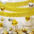 thumbnail image 2 of Guirnalda con flecos para decoración de fiesta LolStar, lámina dorada de 59 pies x 6, 2 of 9