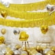 thumbnail image 2 of Guirnalda con flecos para decoración de fiesta LolStar, lámina dorada de 59 pies x 6, 2 of 9