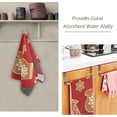 thumbnail image 2 of Gingerbread Cookies Red Hand Towels 2 PCS, Christmas Tree Ball Kitchen Towel Ultra Soft and Highly Absorbent,Decorative Fingertip Face Towel for Bathroom Hotel, 28.3"x 14.4", 2 of 5