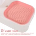 thumbnail image 2 of WRITWAA Pet Feeding Supply Cat Feeder Plastic Pink 1Pack, 2 of 6