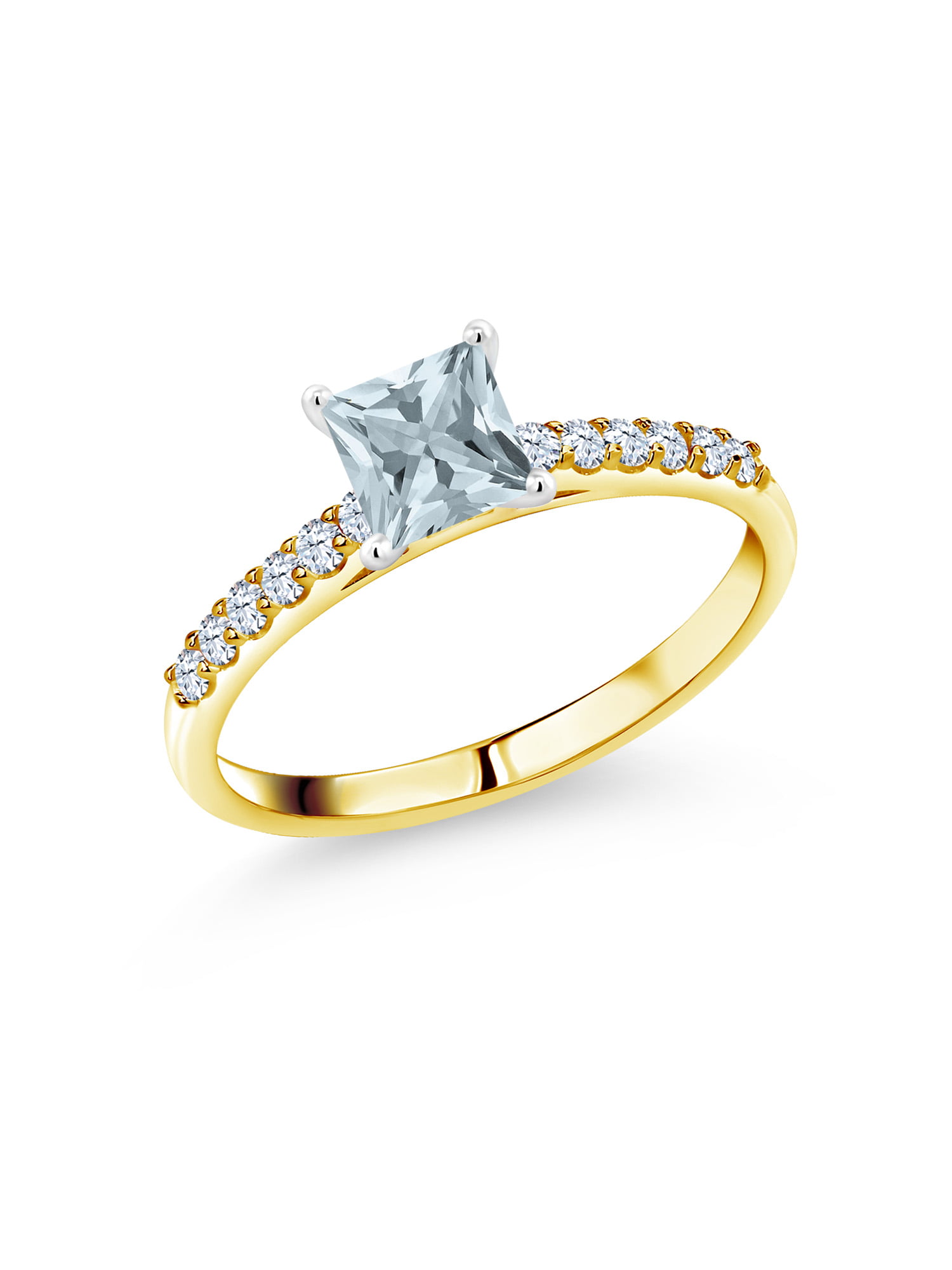 0.50ct Sapphire Round Cut 18K White Gold Over PRINCE Singer Artist Symbol Ring 