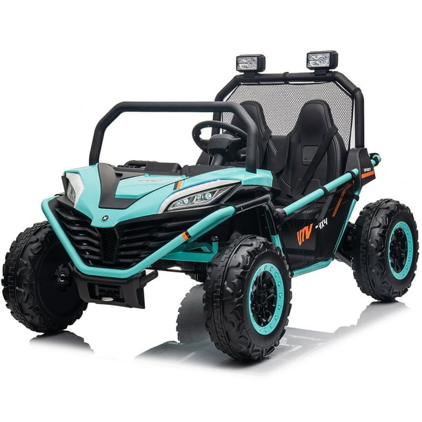 Joyracer 24 Volt 2 Seater Kids Ride on UTV Car with Remote Control, 4WD 10AH Large Battery