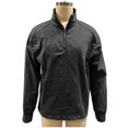 thumbnail image 4 of Hombres Zip Up Sudadera con Capucha de Pie Cuello Lavado Denim Afligido Medio Cremallera Manga Larga Casual Superior Poliéster Mezcla Chaqueta, 4 of 8