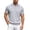 Grey, variant on Mens Short Sleeve Polo Shirts Lightweight Comfortable Button Down Polo Tee Stylish Stretch Soft T-Shirt Mens Everyday Wear Black Size L