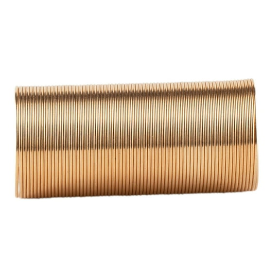 Tachiuwa 50 Loops Jewelry Beading Wire Accessories Art Memory Wire for Jewelry Making Light Golden