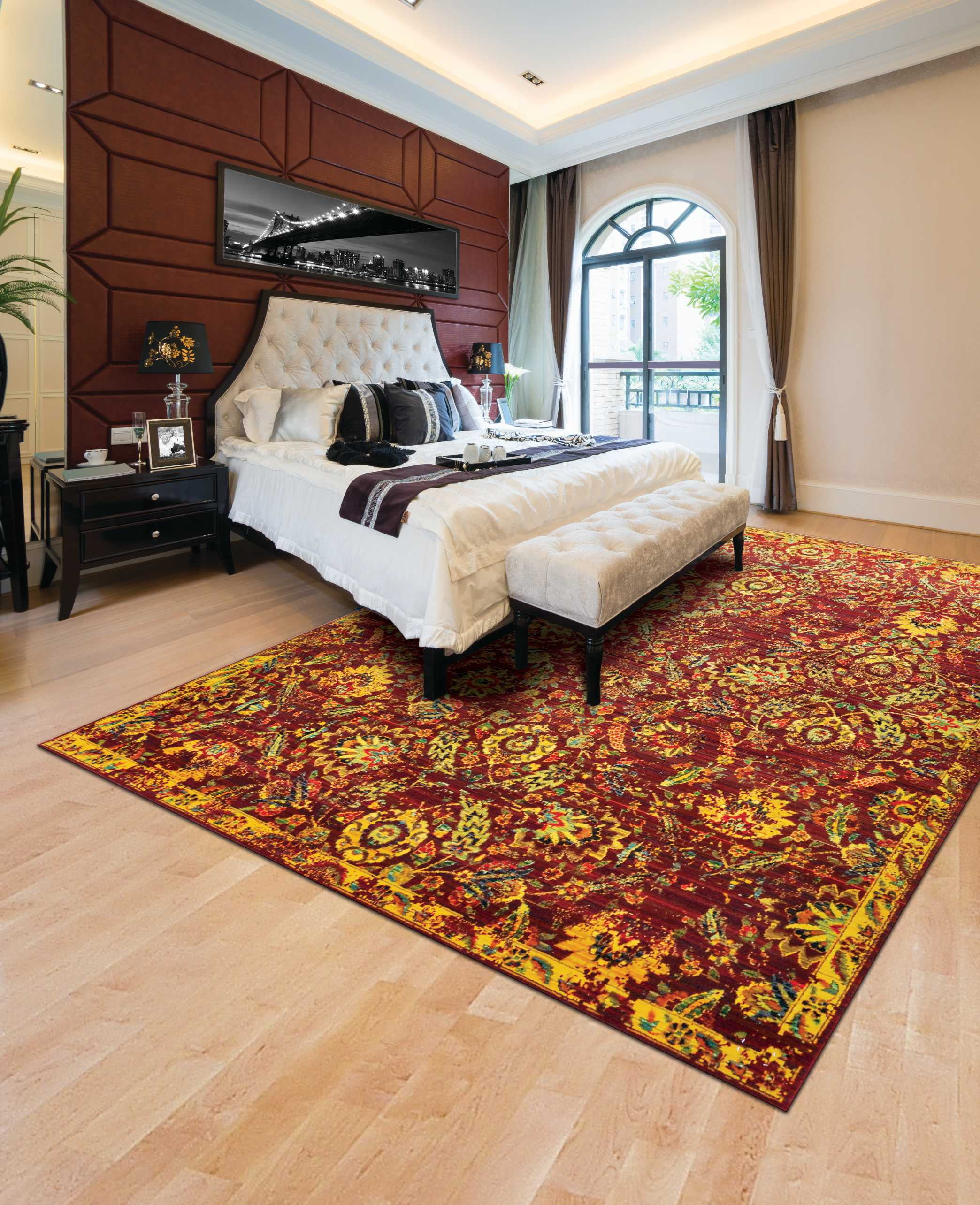 Nourison Timeless TML05 Area Rug 8'6" x 11'6" 9' x 12' Red