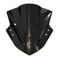thumbnail image 1 of Parabrisas de motocicleta Parabrisas Conducción cómoda Mantenimiento Piezas Moto Negro, 1 of 9