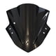 thumbnail image 1 of Protección del parabrisas de la motocicleta Componente de mantenimiento de PC Fácil de instalar Negro, 1 of 9