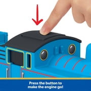Thomas & Friends by Fisher-Price Motorized Thomas Engine & Cargo Car, Battery-Powered Train
