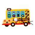 thumbnail image 4 of Tablero De Actividades Con Luces E Interruptor, Juguete De Autobús Escolar Para Niños., 4 of 10