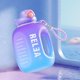 thumbnail image 3 of Bot agua, con , jarra reutilizable capacidad para ejercicio, al , Azul morado mayimx Botella para beber, 3 of 8