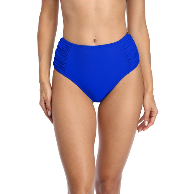 Charmo Bas de Bikini pour Femmes, Shorts de Bain Froncés, Taille Mi-Haute, Bas de Maillot de Bain