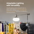 thumbnail image 3 of Godox Litemons LA300Bi Studio Bi-Color LED Video Light 330W Photography Light Lamp 2800-6500K CRI95+ Bowens Mount APP Control with Reflector for Home Studio Vlog Live Streaming Portrait Product, 3 of 7