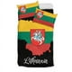 thumbnail image 4 of Lituania - Juego de cama Bandera de Lituania Negro/Beige (Funda Dúplex) RLT6, 4 of 6