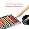 thumbnail image 6 of Roller BBQ Sausage Roller Rack Anti Scald Barbecue Sausage Roller 6 Roller, 6 of 14