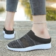 thumbnail image 6 of Willtoo Womens Golf Backless Shoes Fitness Orthopedic Slip On Hands Free Slip On Mesh Mules Women Closed Toe Clogs Shoes Casual Mesh Classic Fit Orthopedic Sneakers for Women, 6 of 7