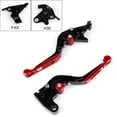 thumbnail image 1 of Leviers de Frein Pliables et Extensibles Réglables pour Honda VFR CBR1100XX ST Rouge, 1 of 2