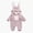 Purple, variant on Newborn Baby Winter Snowsuit - Bear Onesie Outfit Fleece Warm Jumpsuit Romper Hooded Clothes for Infant Girls Boys Coffee 6-12 Months