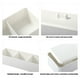 thumbnail image 2 of Advancent Caja de cosméticos, estuches de maquillaje desmontables de 3 rejillas, escaparate portátil a prueba de polvo, soporte para Almacenamiento y organización del hogar Blanco, 2 of 6