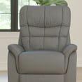 thumbnail image 6 of BizChair Series Gray LeatherSoft Remote Powered Lift Recliner for Elderly, 6 of 11