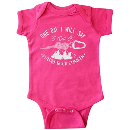 

Inktastic Future Rock Climber Hiking Gift Baby Boy or Baby Girl Bodysuit