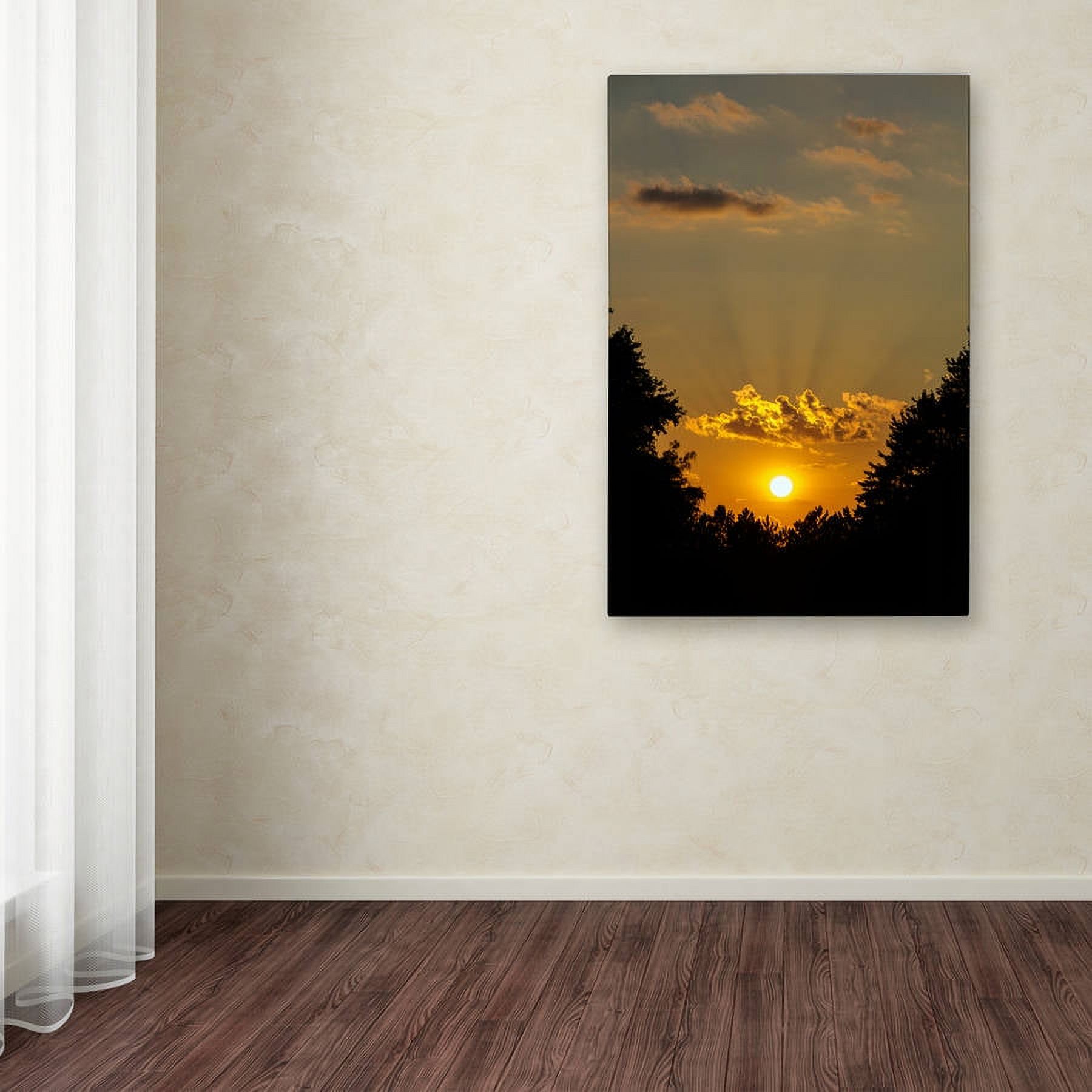 Trademark Fine Art "September Sunset" Canvas Art by Kurt Shaffer