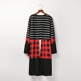 thumbnail image 5 of Munlar Plaid Cardigan Sweater Coats for Women Long Sleeve Christmas Winter Coat for Women, 5 of 9