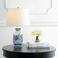 thumbnail image 2 of Safavieh Mayson Floral 24 in. H Table Lamp, Blue/White, 2 of 6